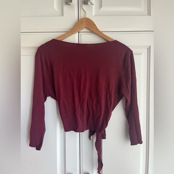 Soft Tie Front Top - Picture 2 of 2